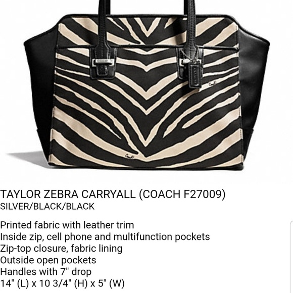 Authentic Coach Purse - Picture 5 of 5